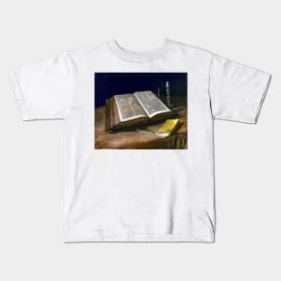 Vincent van Gogh Still Life with Bible Kids T-Shirt